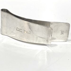 Vintage Tiffany & Co. Makers Big Money Clip “RE”